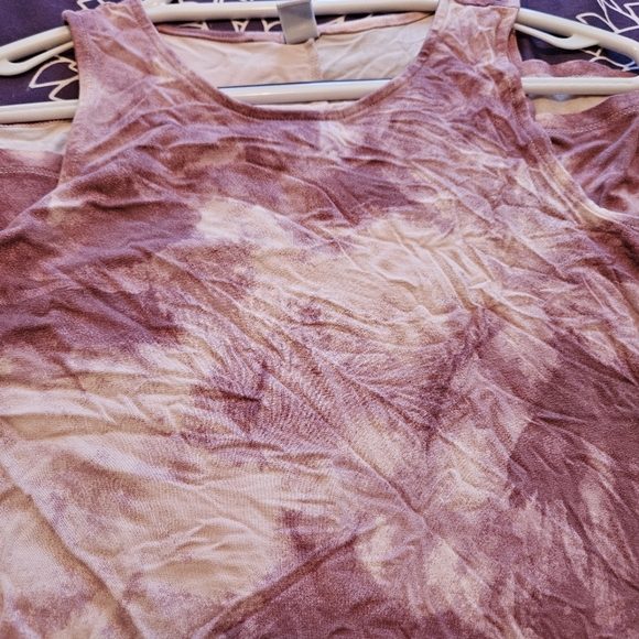 💫HOST PICK💫 Purple Tie Dye Knit Swing Dress M - Old Navy - Picture 3 of 8